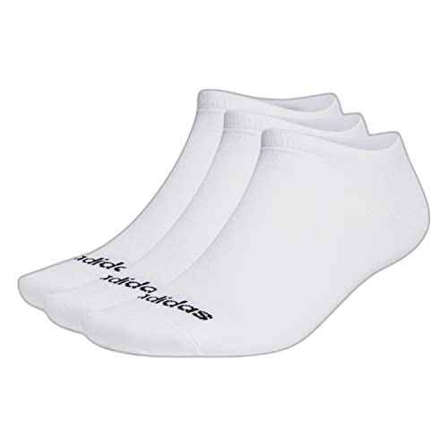 adidas, T Lin Low 3P, skarpety, biały/czarny, XL, unisex - bambino