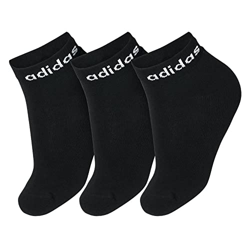adidas, Linear Ankle Socks Cushioned Socks 3 Pairs, Rajstopy, Biały S, Wielbiciel Unisex