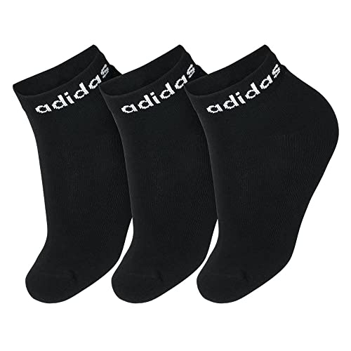 adidas, Linear Ankle Socks Cushioned Socks 3 Pairs, Pończochy, Biały Xs, Wielbiciel Unisex