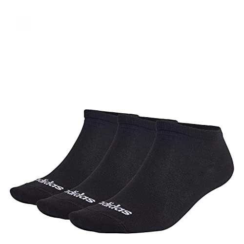 adidas, T Lin Low 3P, skarpety, czarno-białe, L, uniseks dla dorosłych