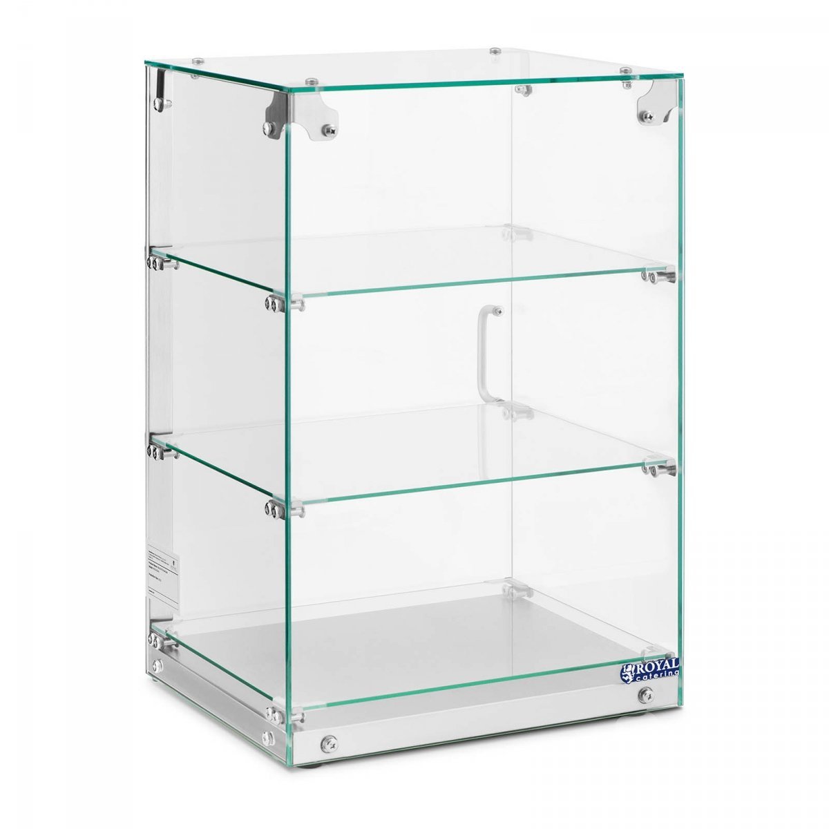 Royal Catering Witryna na ciasta - 60 l - 3 poziomy RCKV-03-N