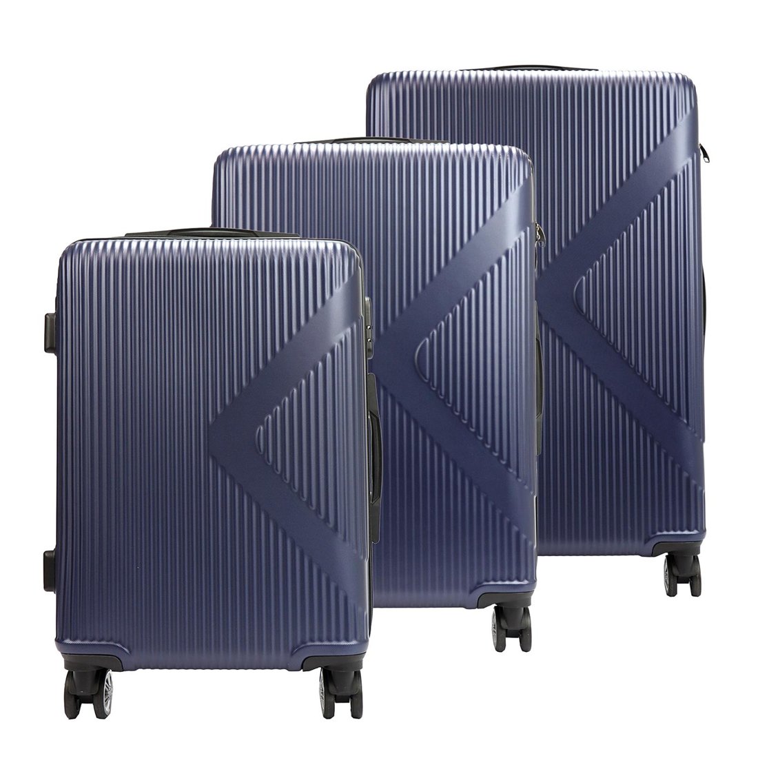 Mocna walizka damska z ABSu Jony 029# x3 Z