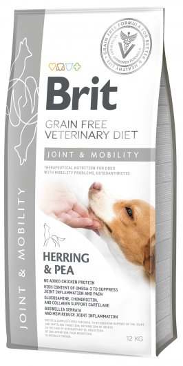 Brit VET Brit Veterinary Diet Joint&Mobility Herring&Pea Sucha Karma dla psa op 12kg