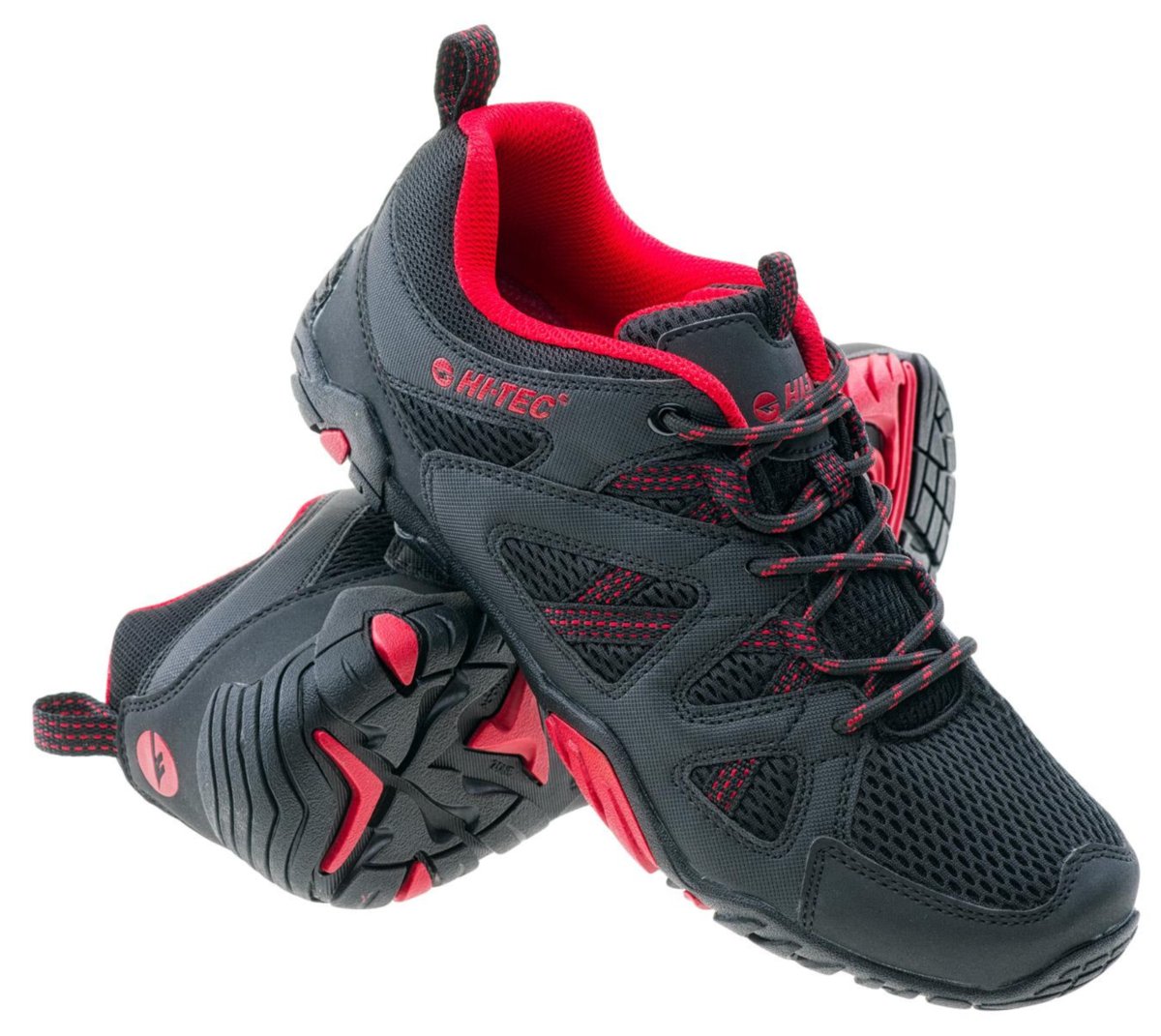 Hi-Tec Buty trekkingowe męskie Rango czarno-czerwone r 41 5902786022380