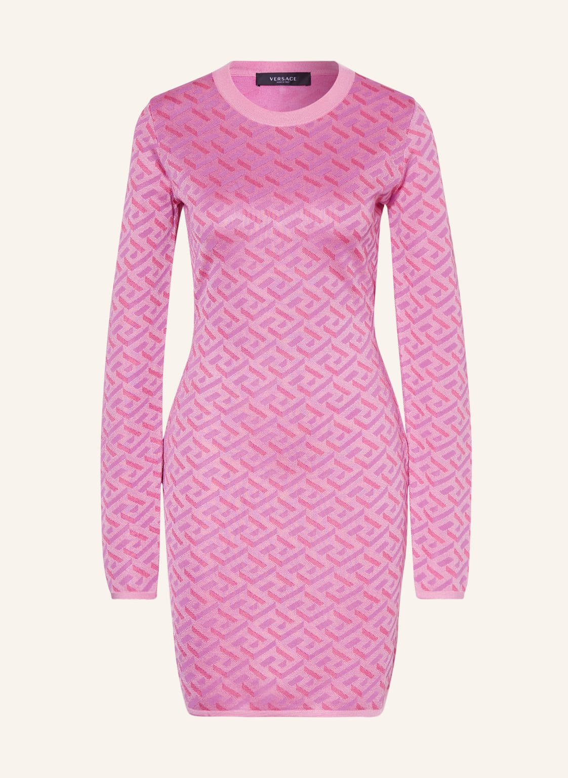 Versace Sukienka Z Dzianiny pink