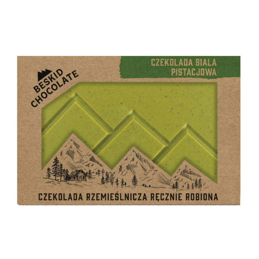 Beskid Chocolate | BIAŁA PISTACJOWA 70g