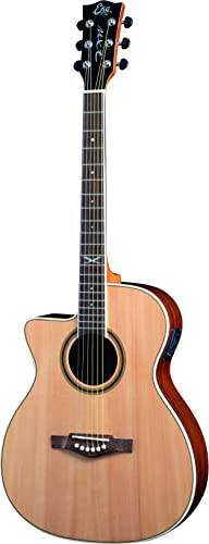 Eko GUITARS - NXT A100CE LH NATURAL Gitara Akustyczna Top Jodła, Opaski i Lipa Dolna, Klawiatura w Ameryce Południowej Roupana,Auditorium Cutaway, Naturalny kolor