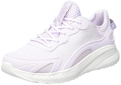 Skechers Damskie tenisówki BOBS Squad Chaos, lawendowe Durasuede/Mesh, 6,5 UK, Lavendar Durasuede Mesh, 39.5 EU