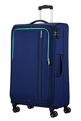 American Tourister Sea Seeker - Spinner XL, walizka, 80 cm, 92,5 l, niebieski (Combat Navy), niebieski (Combat Navy), XL (80 cm - 92.5 L), Walizki i wózki