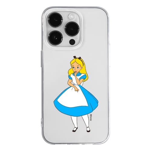 ERT GROUP etui na telefon Apple Iphone 14 PRO, case oryginalny i oficjalnie licencjonowany przez Disney, wzór Alicja 010, optymalnie dopasowane, plecki z TPU cześciowo przeźroczyste