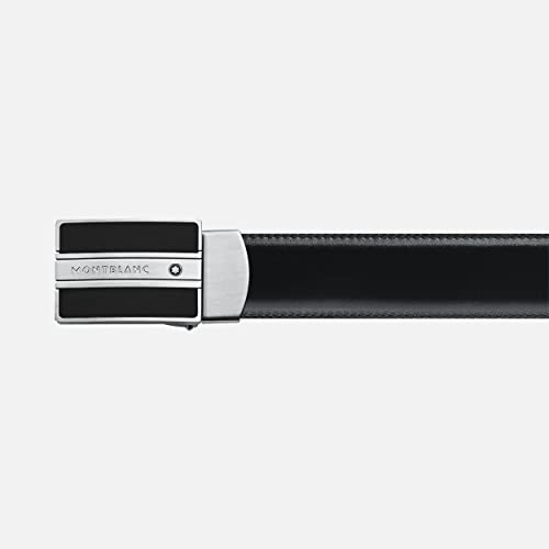 Montblanc Belt Rect MatPalCoa BoxB Rev BK/BW 30mm Pasek, Dorośli Unisex, Wielobarwny (Wielobarwny), Rozmiar Uniwersalny
