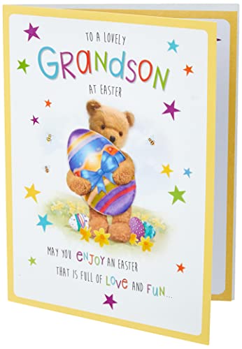 Wnuk kartki wielkanocnej - 20 x 15 cm - królewskie wydanie