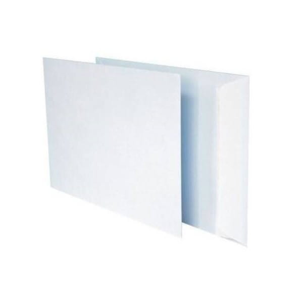 Koperta biała C4 229x324 HK de lux 120 g granatowy poddruk 250szt.