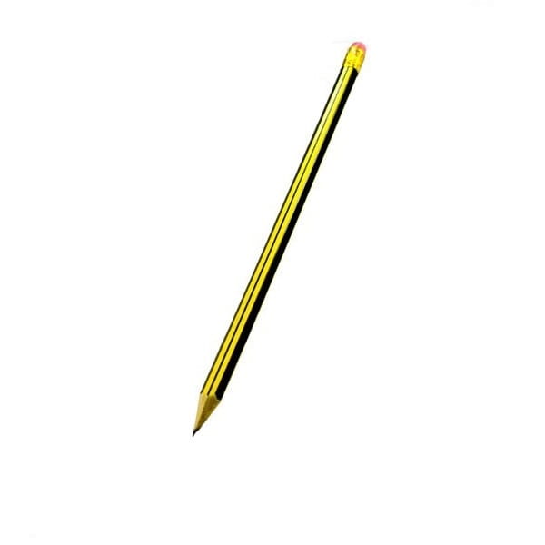 Ołówek drewniany z gumką HB TETIS 1szt. /KV050-HB/