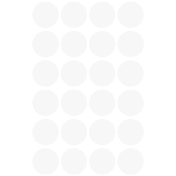 Kółka do zaznaczania Avery Zweckform; 96 etyk./op., O18 mm, białe /3170/