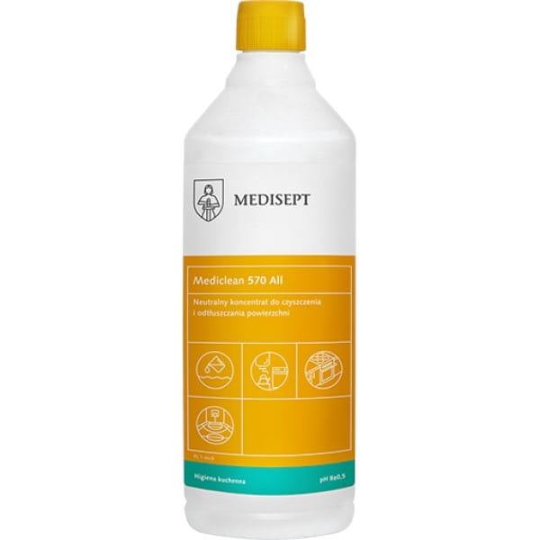 Koncentrat do czyszczenia powierzchni w przetwórstwie spożywczym 1,0l MEDICLEAN ALL 570 /SSE-GOT-MC570-1L/