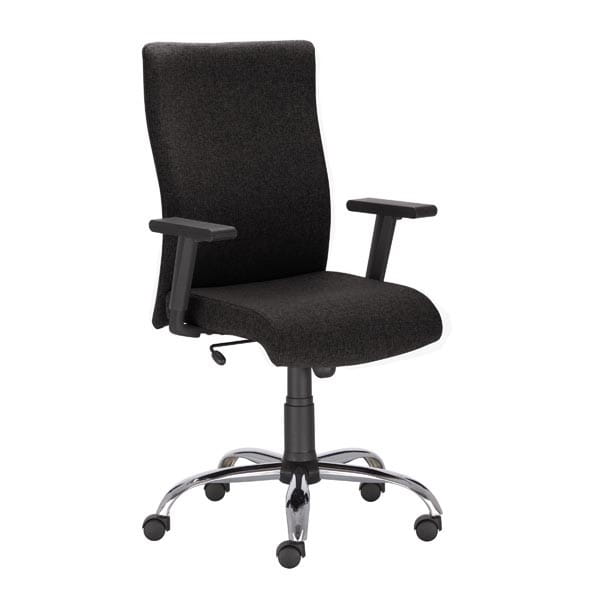 Krzesło obrotowe Nowy Styl William R Steel oban czarny