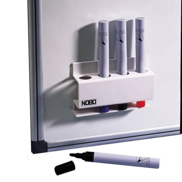Przybornik magnetyczny na markery NOBO biały /35038046/