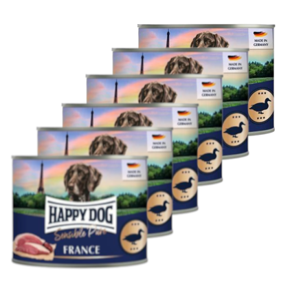 Happy Dog Sensible Pure France (kaczka) 6x200g