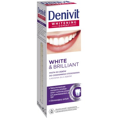 Denivit Denivit White & Brilliant Toothpaste pasta do zębów do codziennego stosowania 50ml