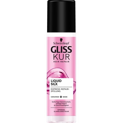 Schwarzkopf GLISS KUR Liquid Silk Gloss Odżywka ekspresowa do włosów matowych i łamliwych, 200 ml 9000100256087