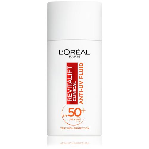 L'Oréal Paris Revitalift Clinical Vitamin C Anti-UV Fluid SPF50+ krem do twarzy na dzień 50 ml dla kobiet
