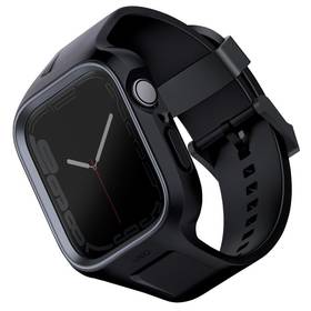 Uniq Pasek wymienny Monos a ochranné pouzdro na Apple Watch 45/44mm UNIQ-45MM-MONOSBLK Czarny