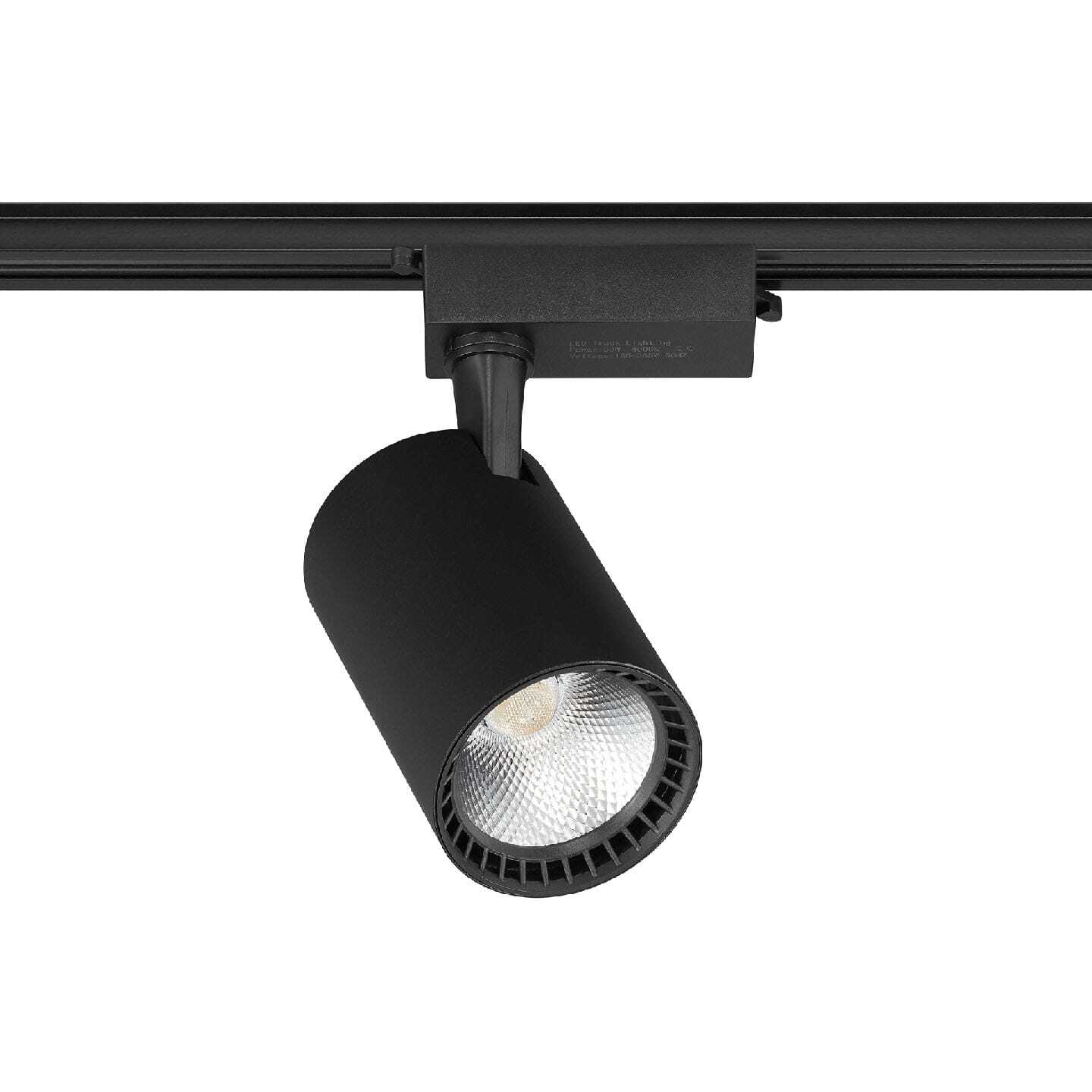 Reflektor szynowy LED ECO 20W 6000K czarny 1 fazowy