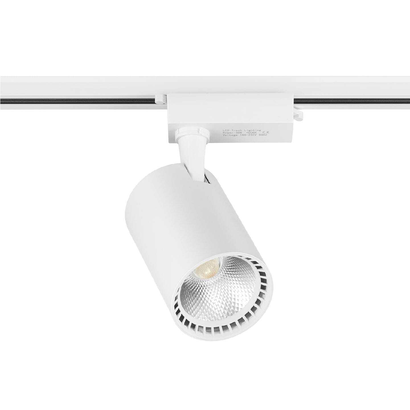 Reflektor szynowy LED ECO 20W 6000K biały 1 fazowy