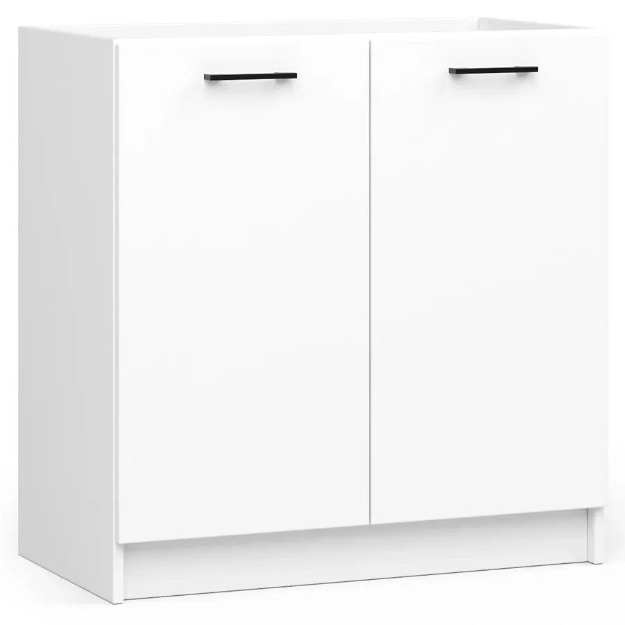 Biała szafka pod zlew 80 cm B4-A37