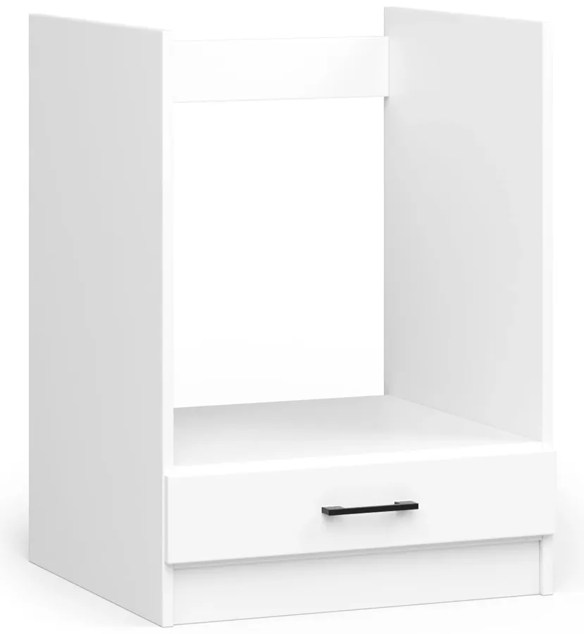 Biała szafka do zabudowy piekarnika N7-S38