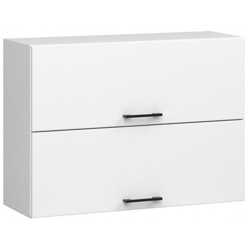 Biała górna szafka kuchenna z podwójnym frontem 80 cm R3-R54