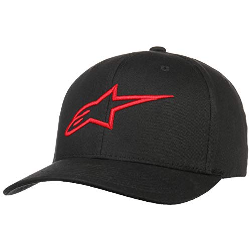 Alpinestars Unisex Ageless Curve Hat czapka bejsbolówka czarny/czerwony Jeden rozmiar