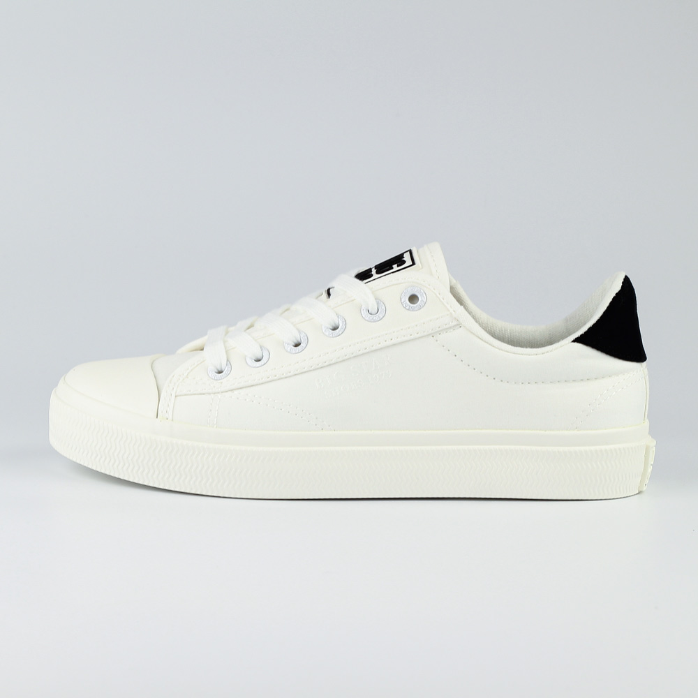 Białe tekstylne trampki damskie BIG STAR LL274091