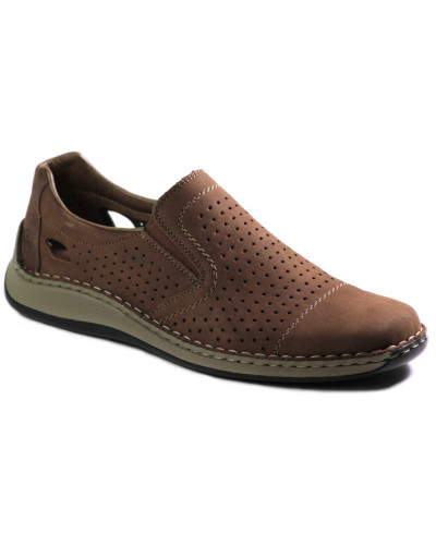 MOKASYNY RIEKER - 05286-24 BROWN - Rieker