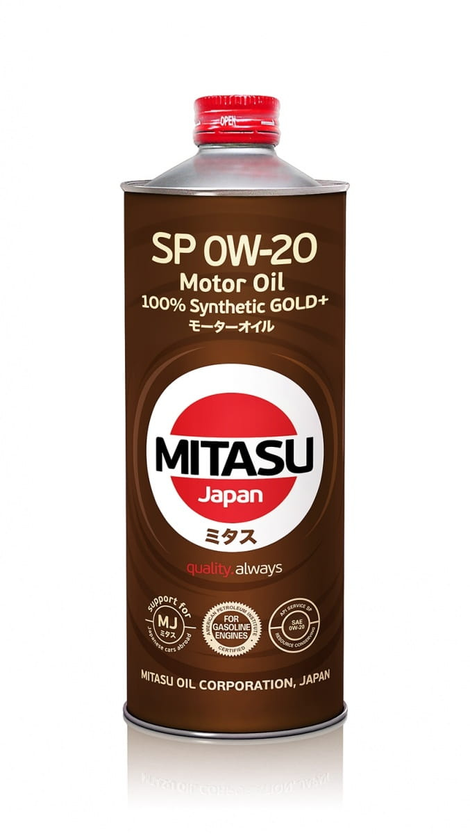 MITASU GOLD PLUS SP 0W-20 ILSAC GF-6A - MJ-P02 - 1L