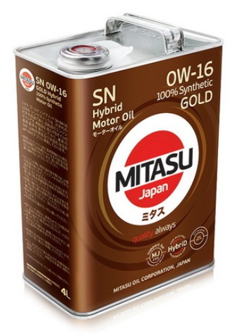 MITASU GOLD HYBRID SN 0W-16 - MJ-106 - 4L