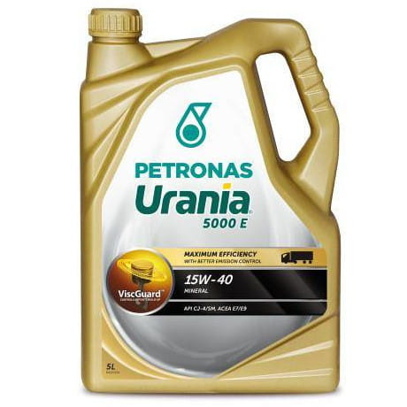 Фото - Моторне мастило Petronas URANIA 5000 E 15W40 5L 