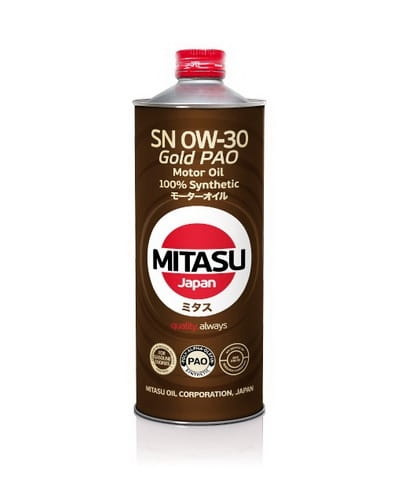MITASU GOLD SN 0W-30 ILSAC GF-5 (PAO) - MJ-103 - 1L