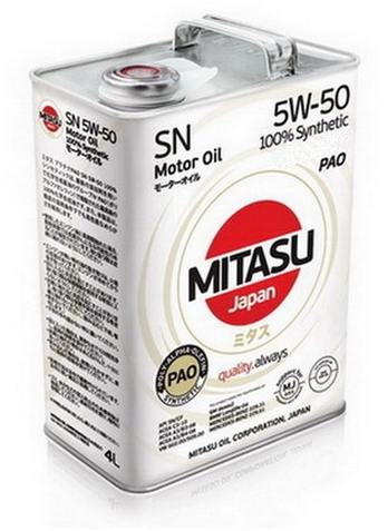 MITASU (PAO) SN 5W-50 - MJ-113 - 4L