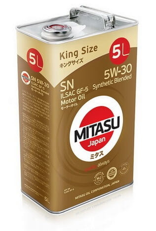 MITASU MOTOR OIL SN 5W-30 ILSAC GF-5 - MJ-120 - 5L