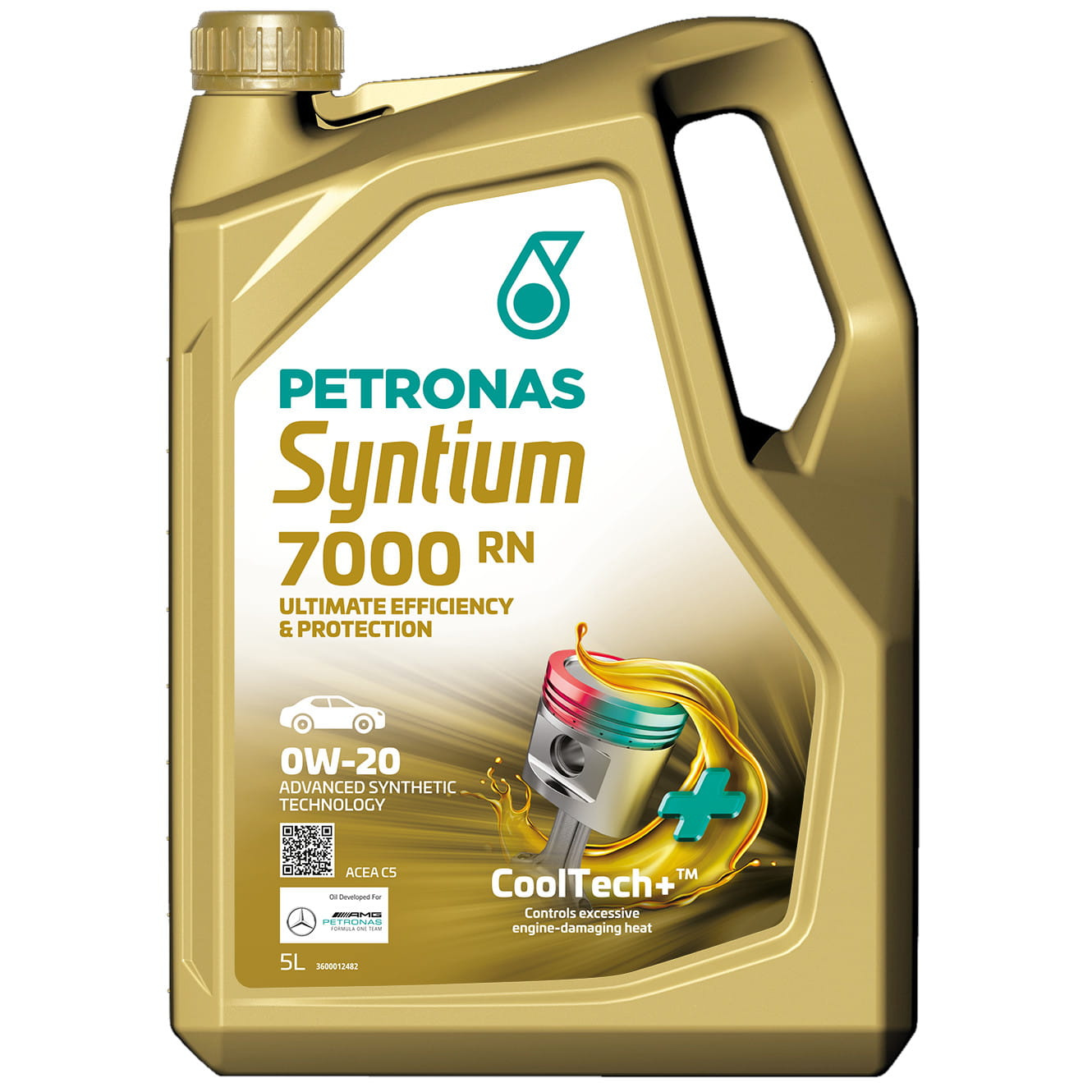 Фото - Моторне мастило Petronas Syntium 7000 RN 0W20 5L 