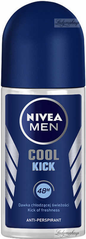 Nivea - Men - Cool Kick 48H Anti-Perspirant - Chłodzący antyperspirant w kulce dla mężczyzn - 50 ml