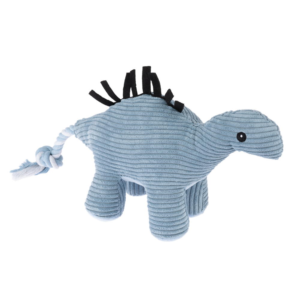 TIAKI, zabawka dla psa Stegosaurus - Dł. x szer. x wys.: 40 x 11 x 19 cm