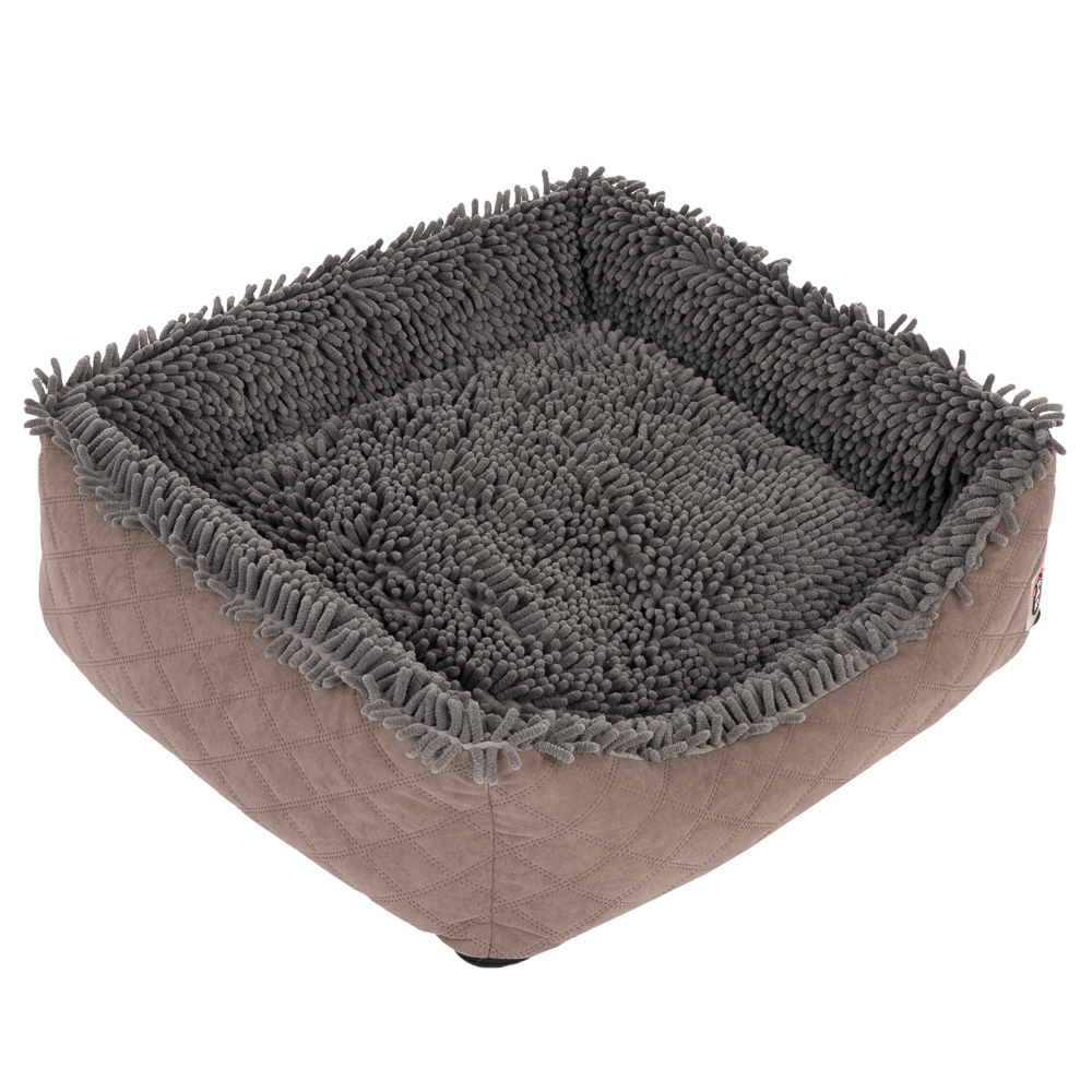 TIAKI Legowisko dla psa Chenille  - dł. 65 x szer. 60 x wys. 18 cm