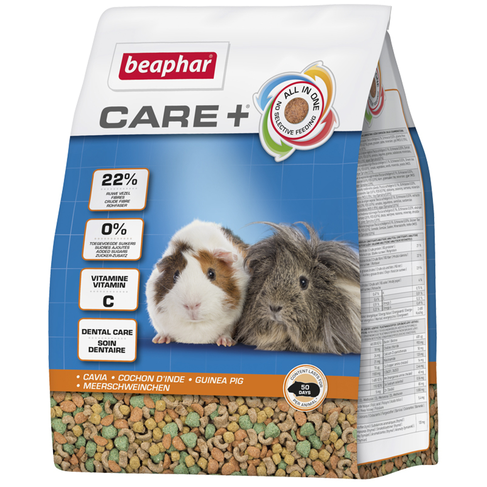 beaphar Care+ pokarm dla świnek morskich - 2 x 5 kg