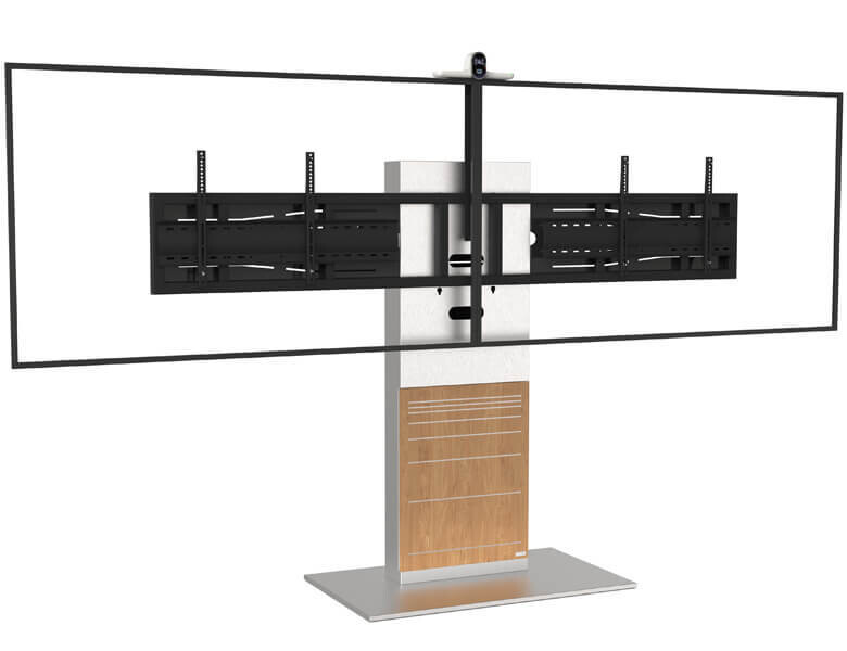 AXEOS XENON WIDE stojak na dwa monitory (DB) 52-65