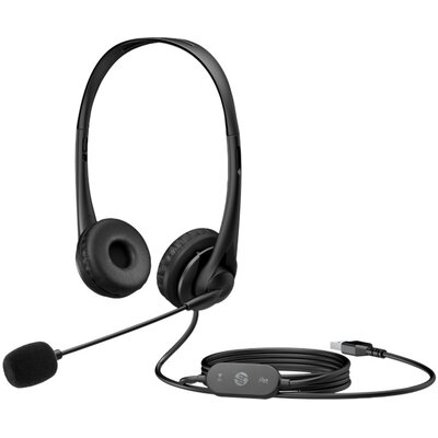 HP Stereo USB Headset G2 428H5AA czarne