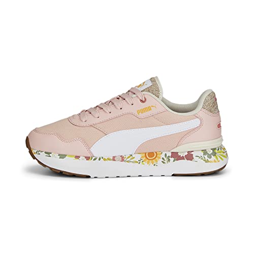 PUMA Damskie trampki R78 Voyage Wild Garden, Rose DUST White-Pristine, 4 UK