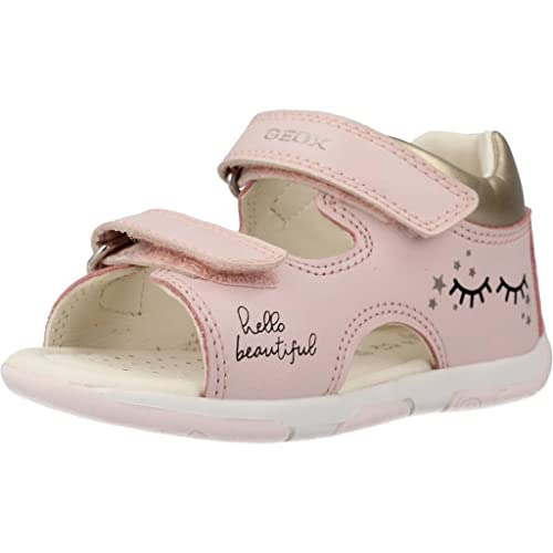 Geox Dziewczęce sandały dla dziewczynek B TAPUZ Girl Sandal, różowy/złoty, 22 EU, różowe złoto, 22 EU